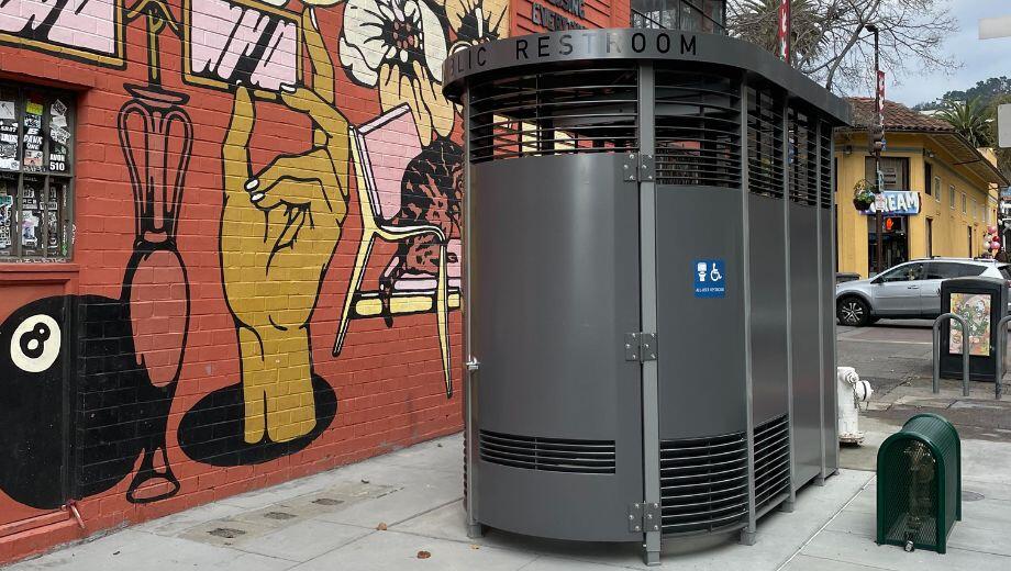 Public restroom in Berkeley, CA
